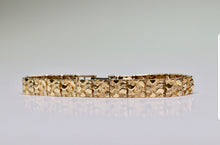 Load image into Gallery viewer, 14k Gold Nugget Bracelet
