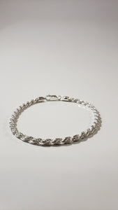 3.5mm Silver Rope Bracelet