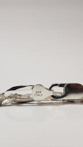 7mm Silver Figaro Bracelet