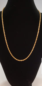 3mm 10K Gold Rope