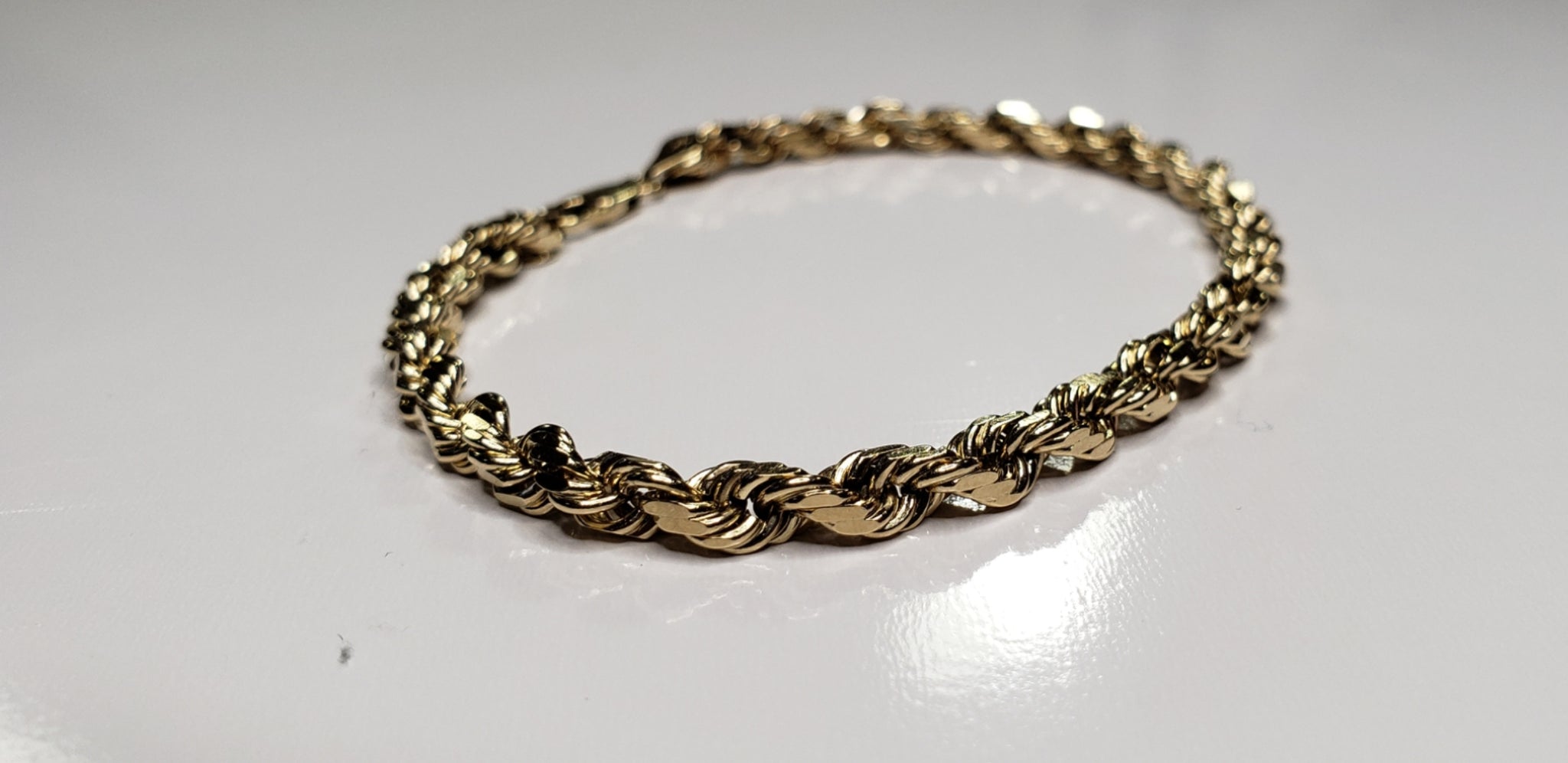 8.44g 10K Yellow Gold Rope Bracelet – Tri-City Gold Halifax
