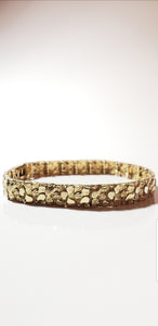 10k Gold Nugget bracelet